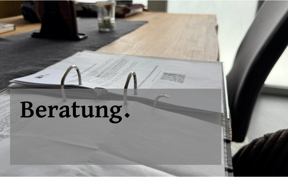 Beratung.