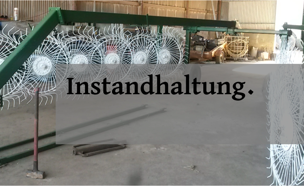 Instandhaltung.